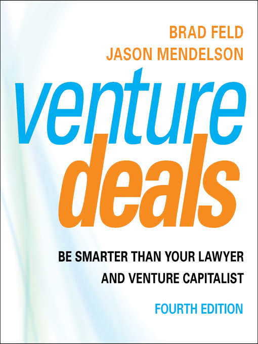 Title details for Venture Deals by Brad Feld - Wait list